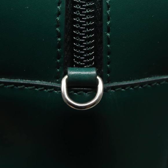 PRADA Shoulder Bag Canvas Leather Green Auth 78960 - Picture 8 of 16